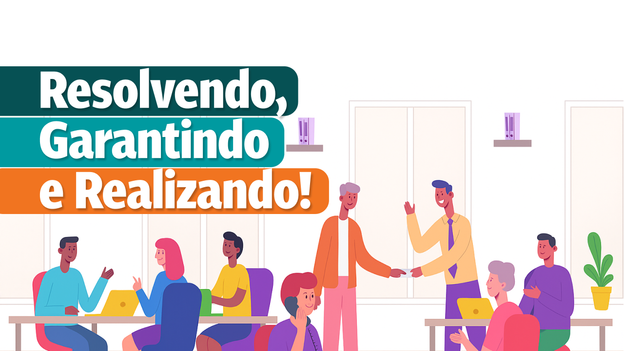 Resolvendo, garantindo e realizando!